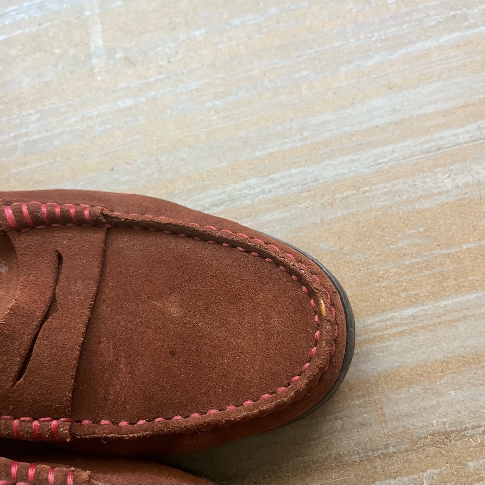 Tod's Brown Suede Penny Loafers - Picture 2 of 8